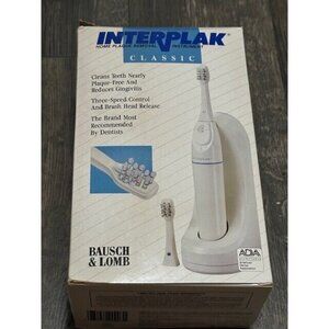 Vintage Interplak Home Plaque Removal Instrument 1992 New Sealed NOS PB-12 Rare
